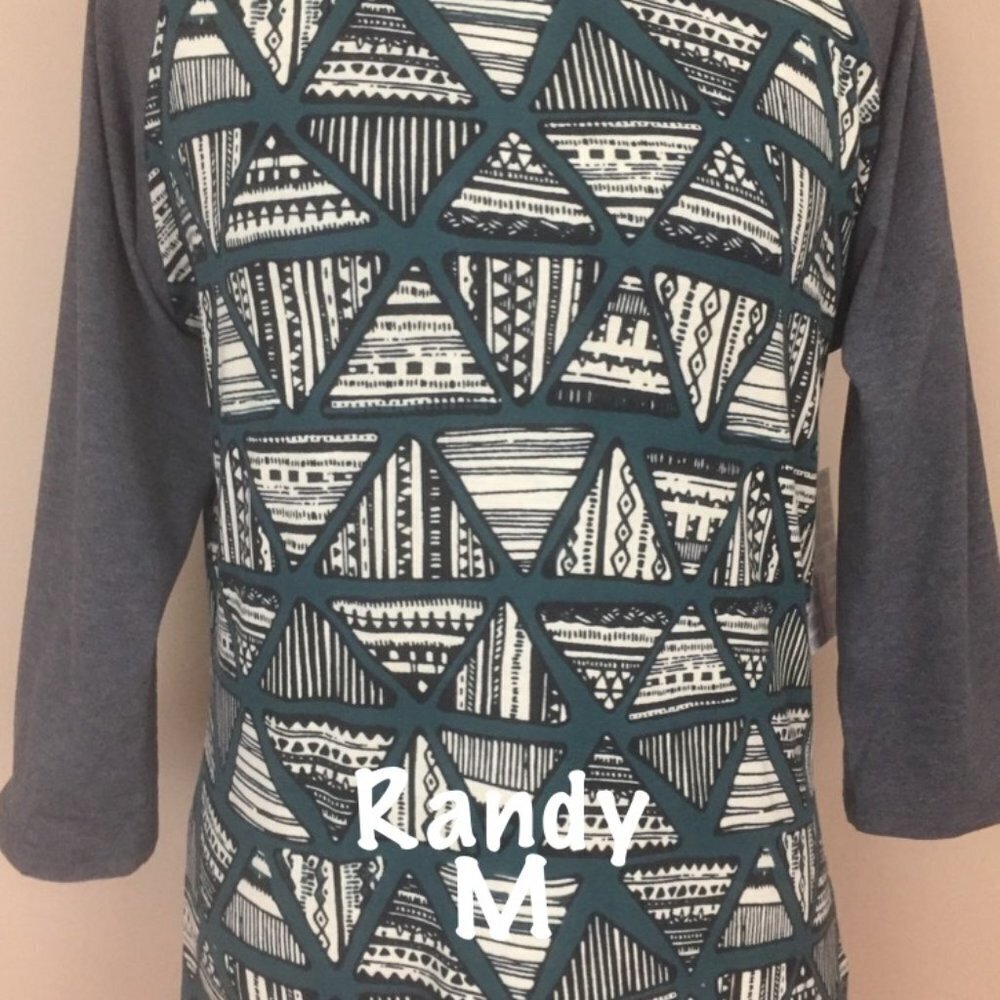LuLaRoe Randy Baseball T new with tags